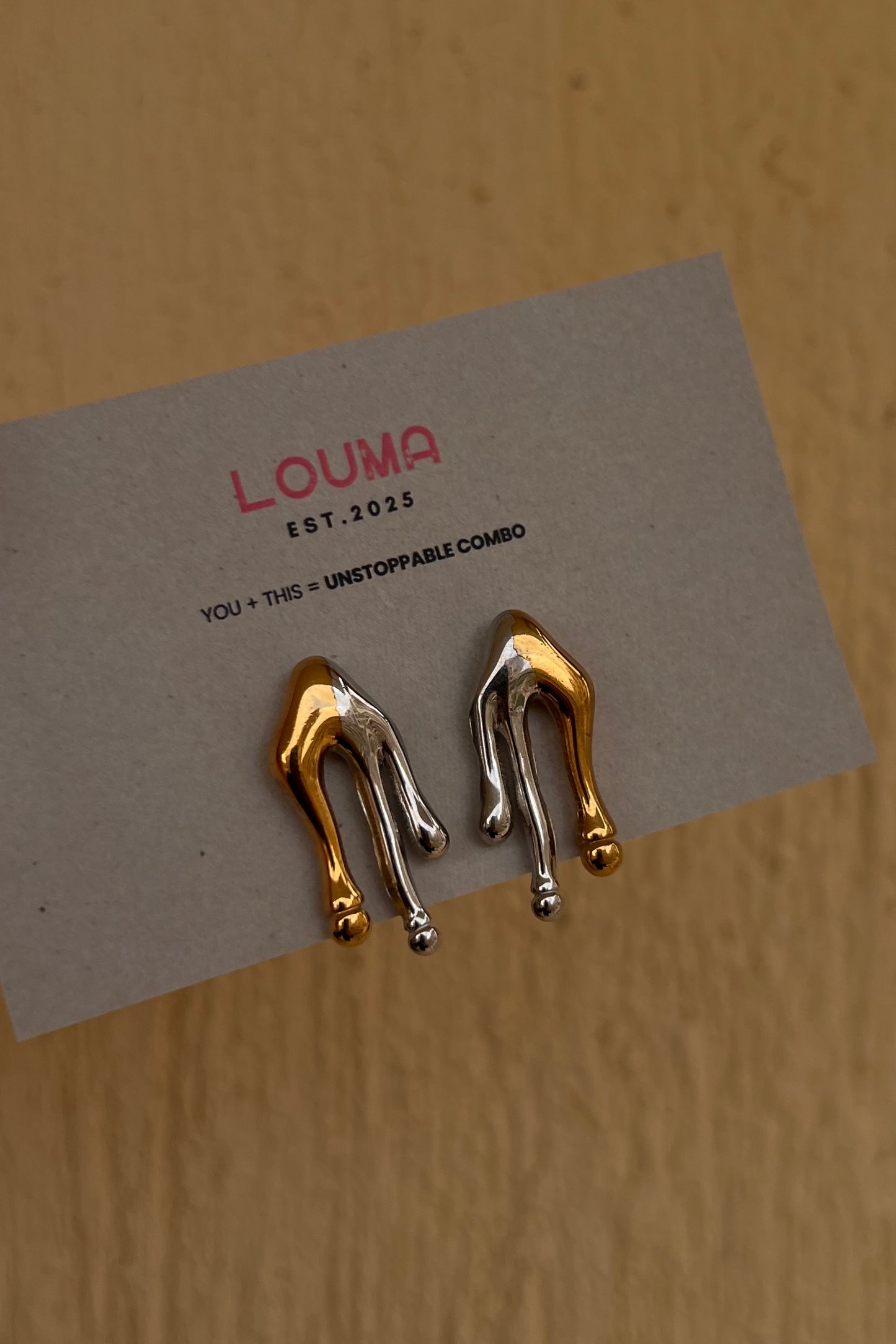 Melting earrings