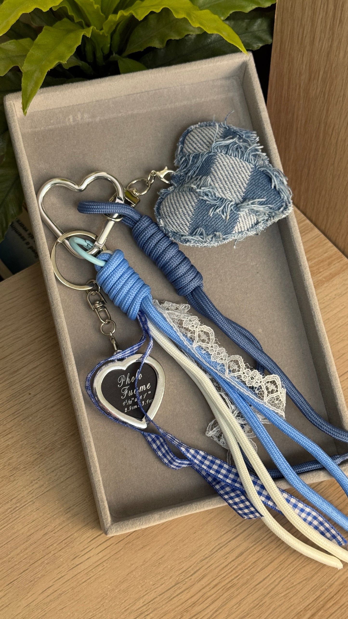 Denim Keychains