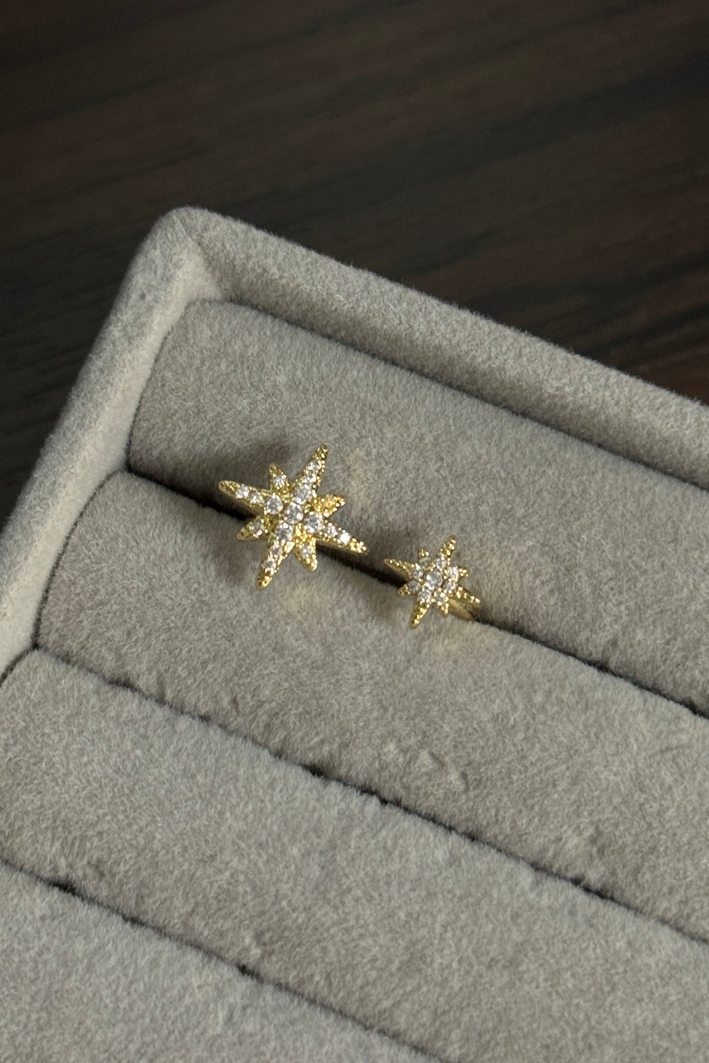 Two-Star Sparkle Ring