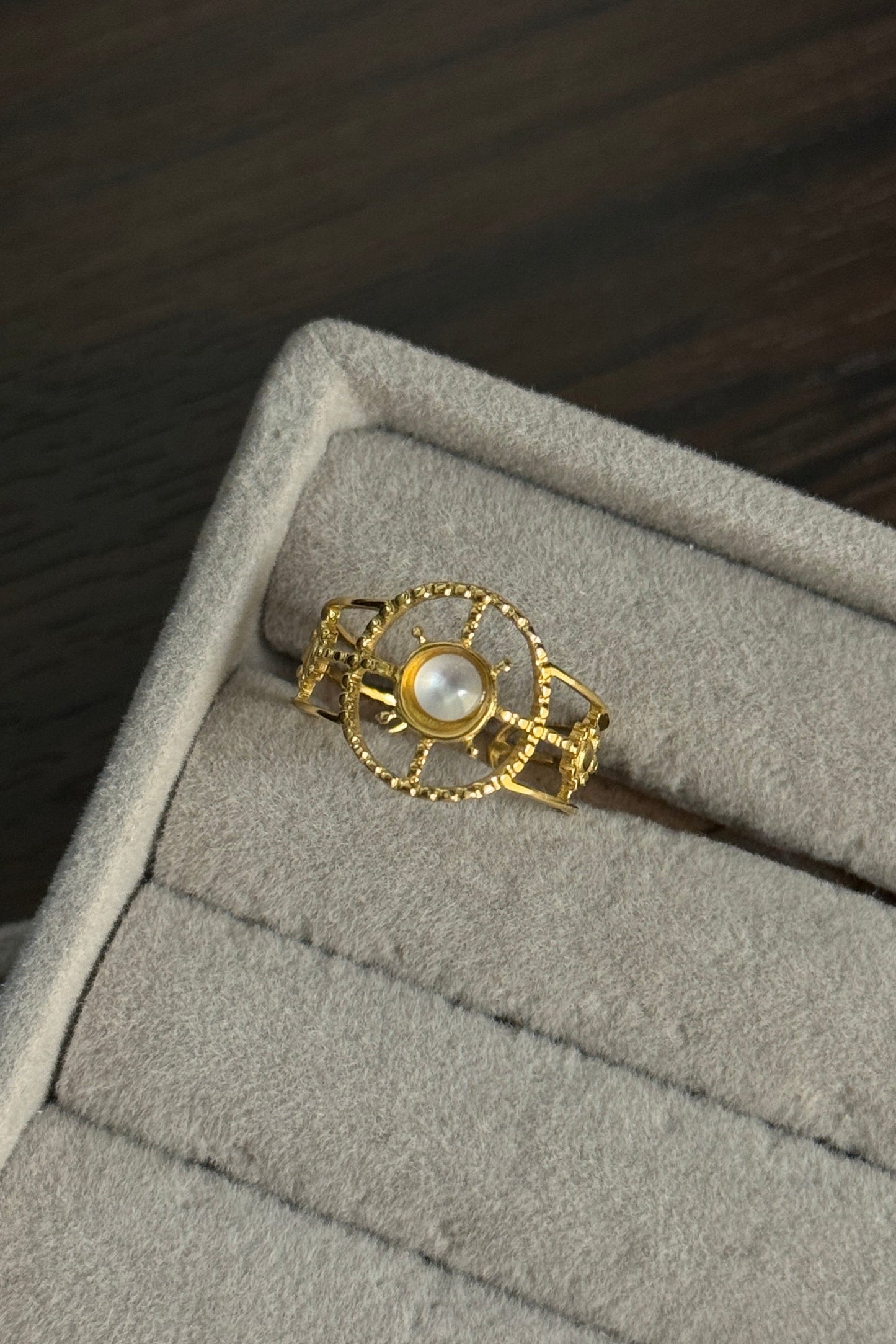Golden Helm Ring