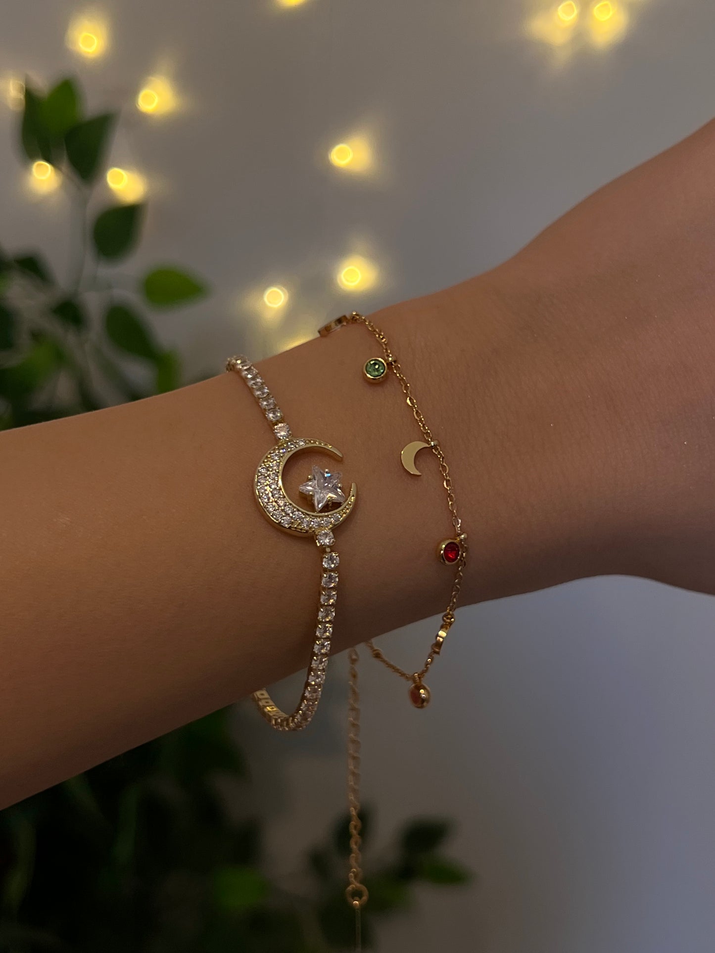 moon tennis bracelet