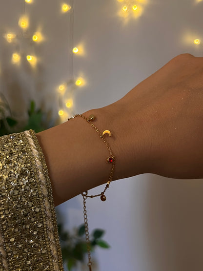 moon chain bracelet