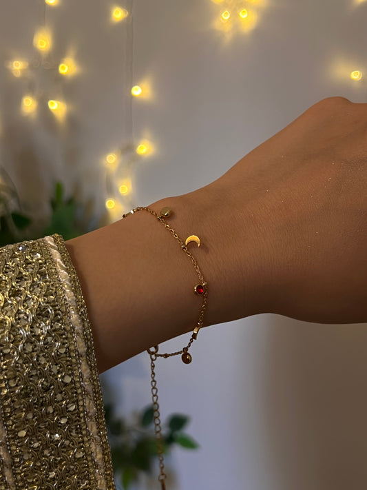 moon chain bracelet