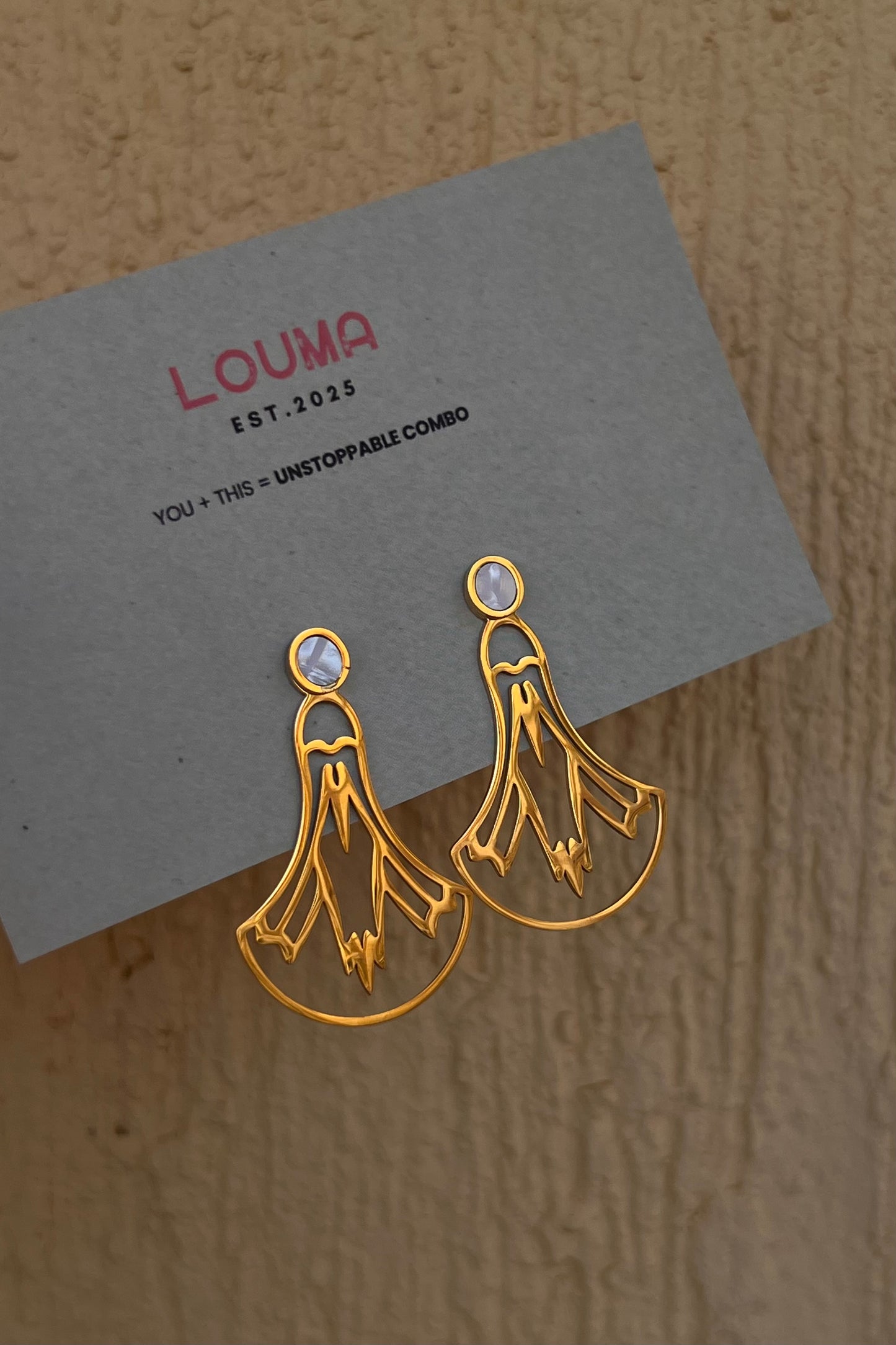 the Arabian earrings