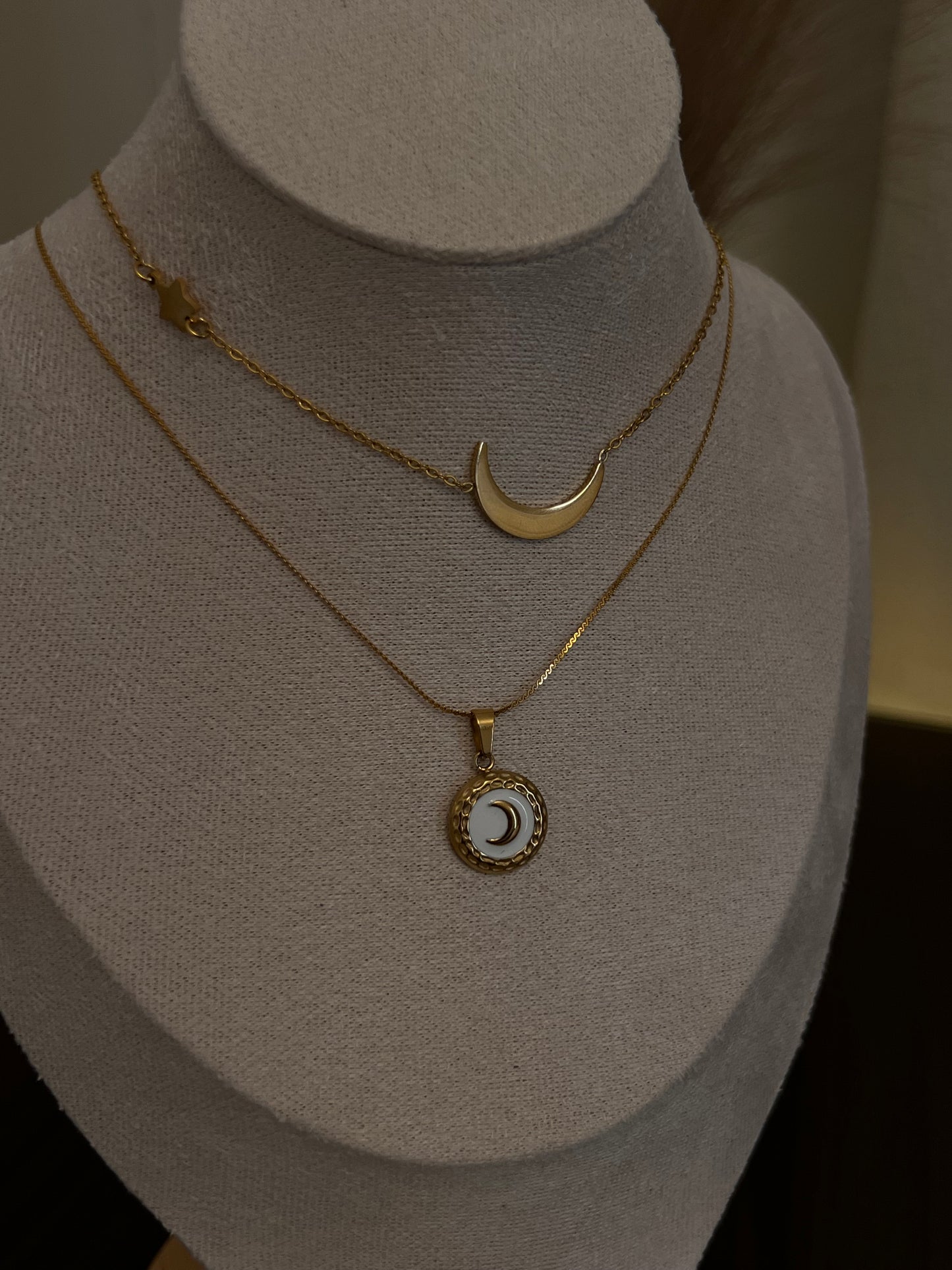 essential moon star necklace