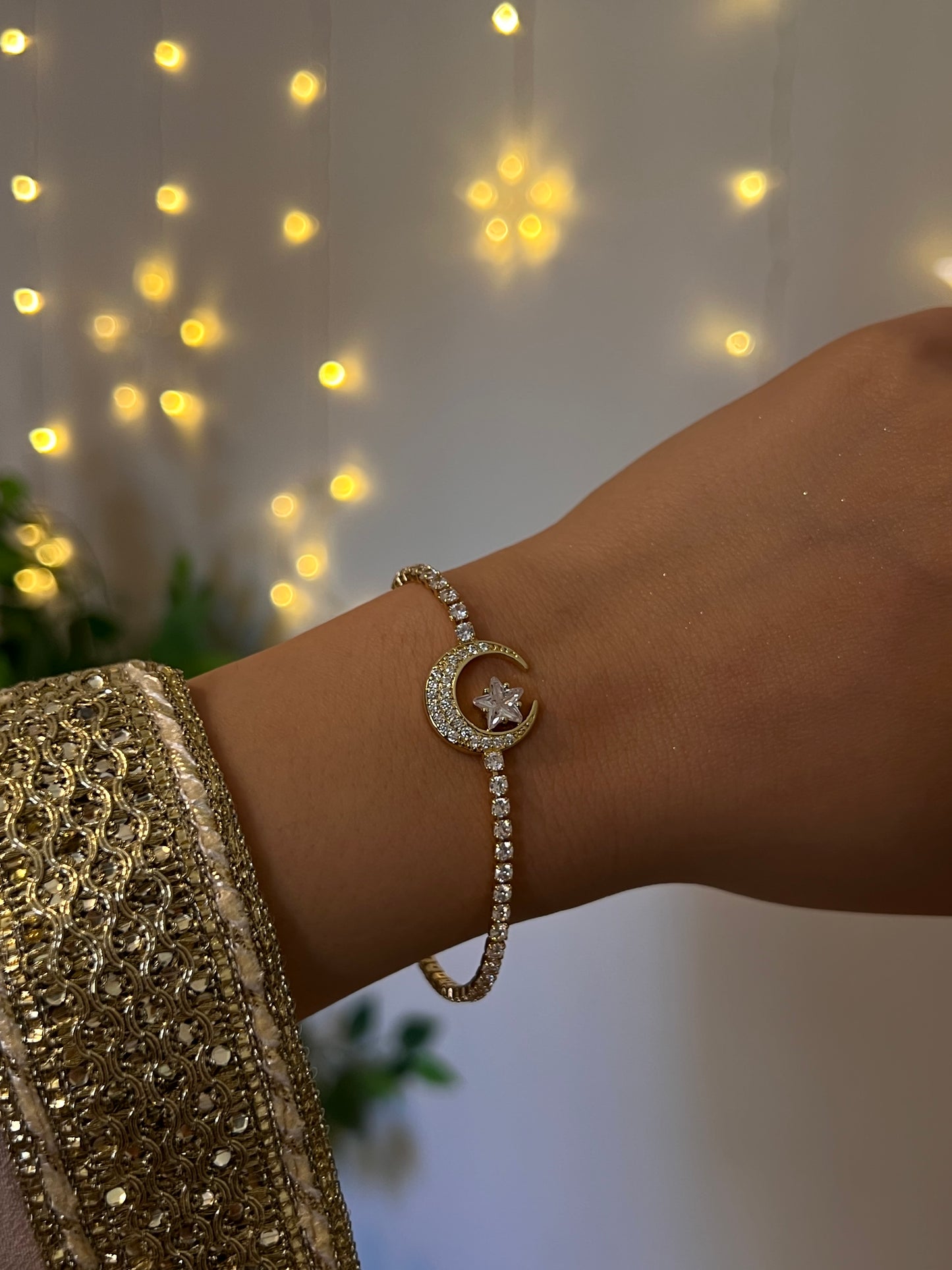 moon tennis bracelet