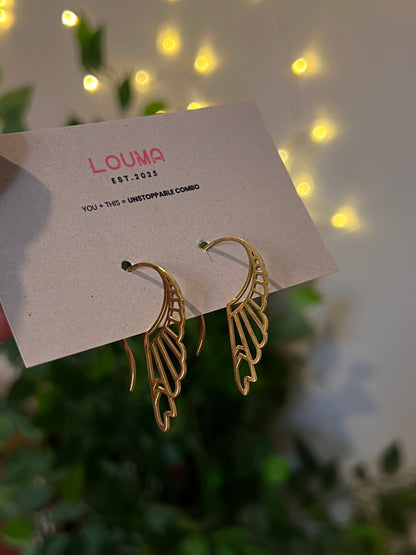 Isis wing earrings