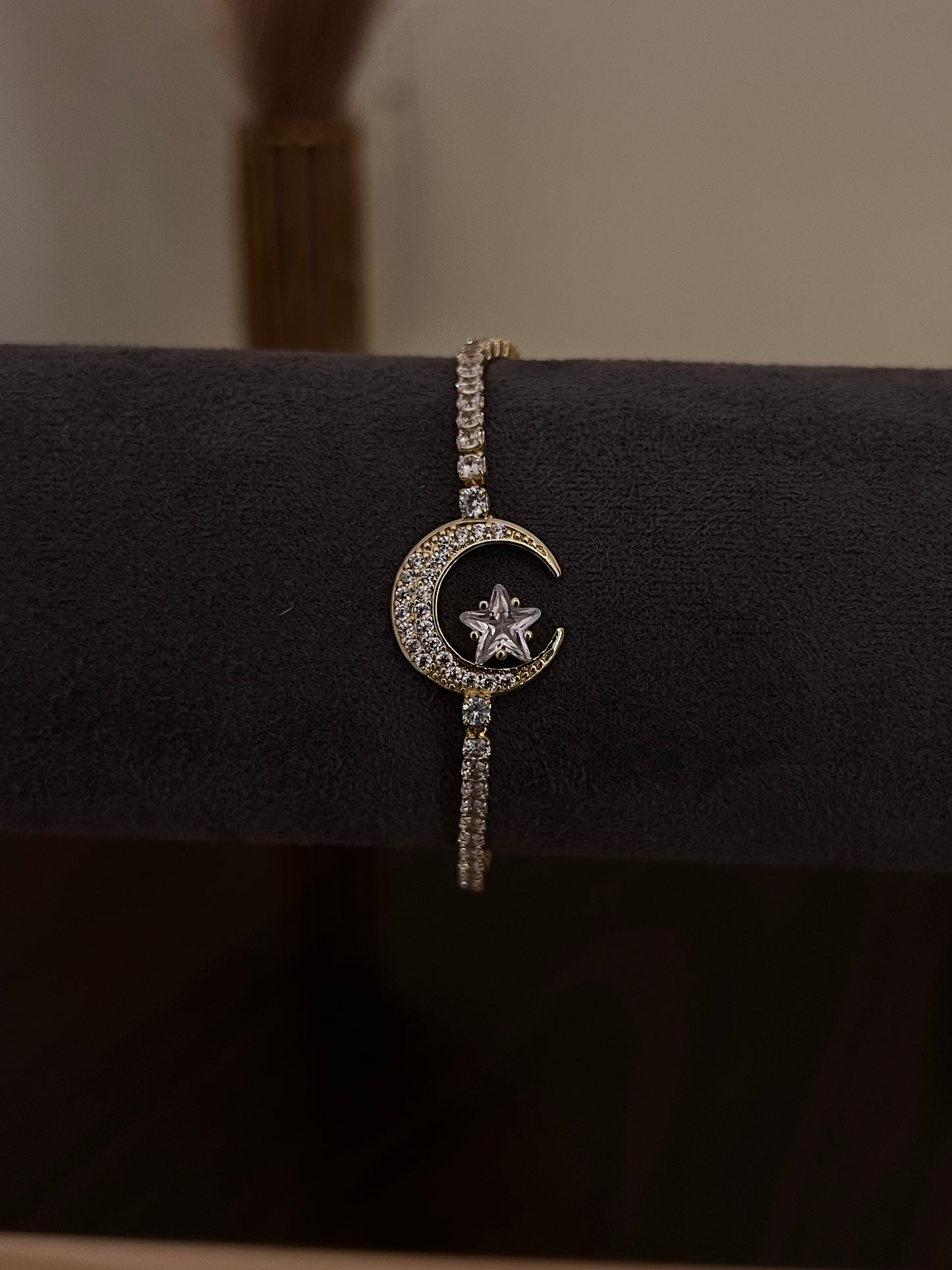 moon tennis bracelet