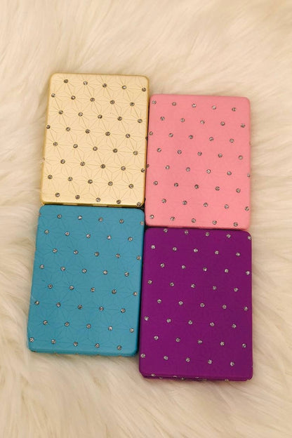 Crystalline pocket mirror