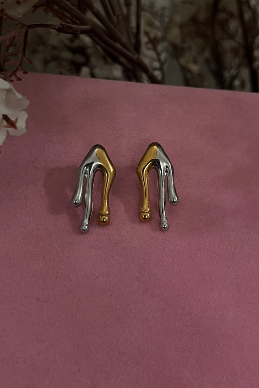 Melting earrings