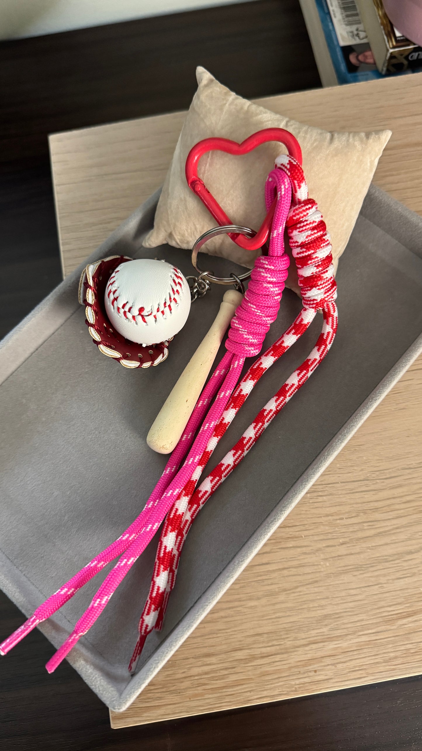 Baseball keychain