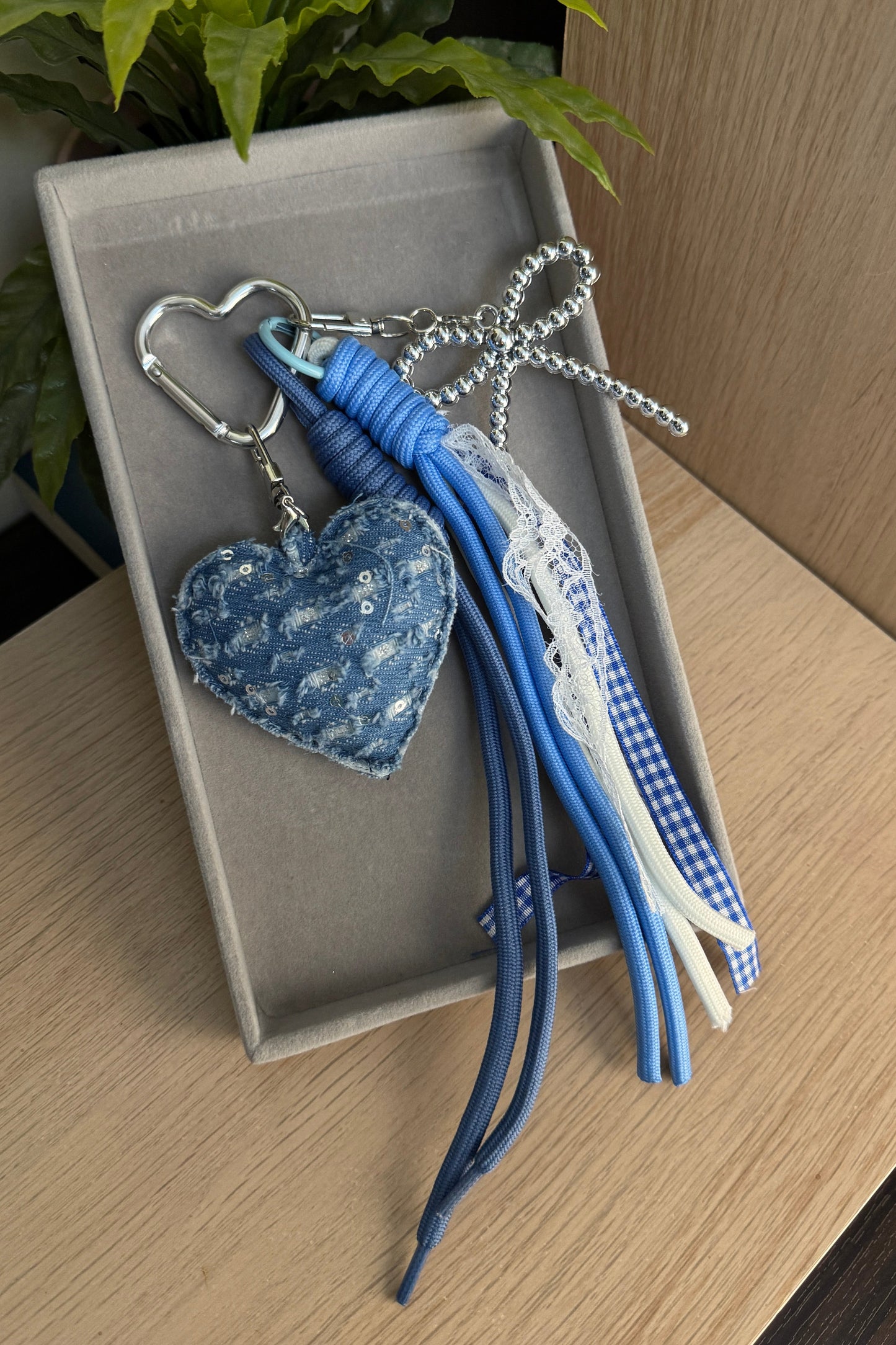 Denim Keychains