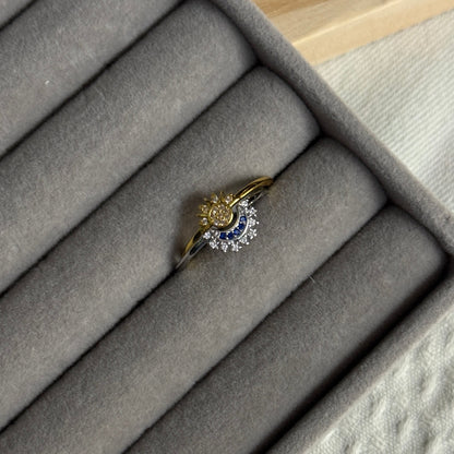 sun & moon ring