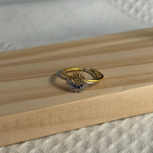sun & moon ring