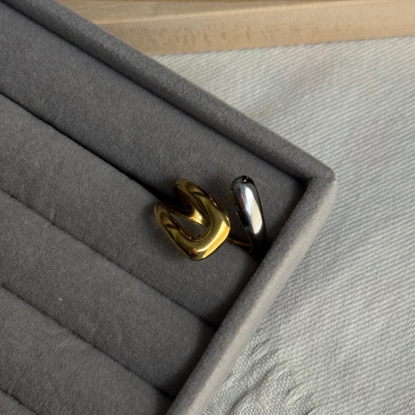 U-Link Ring (Two-tone adjustable design)