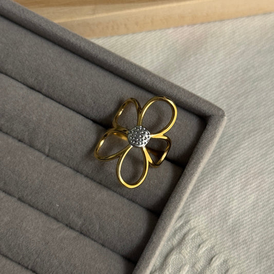 Flower Outline Ring