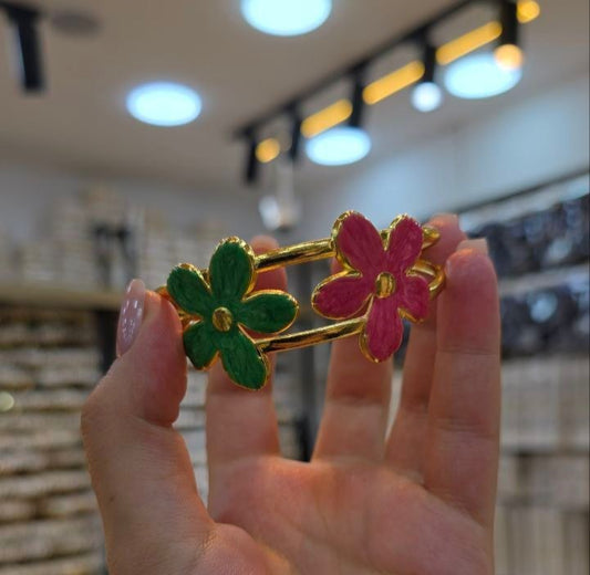 giant flower bangle