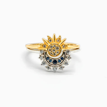sun & moon ring